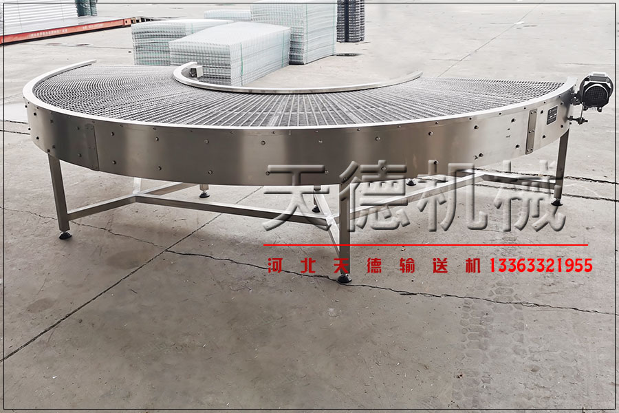 鐵板轉彎傳送機廠家...